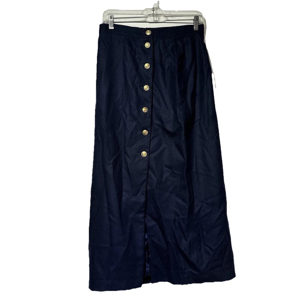 Vintage Collectible Gold by Giorgio Sant Angelo Button Front Slit Skirt Size 10